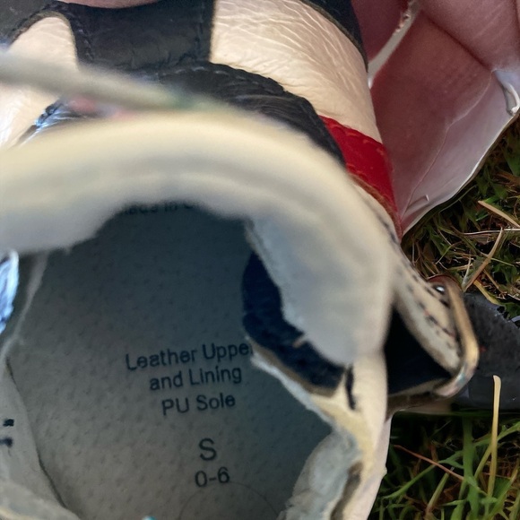 Ministar baby crib shoes leather uppers and lining small 0-6 months - Picture 4 of 4